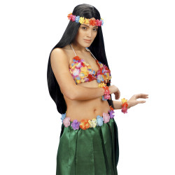 Havajská kvetinová podprsenka